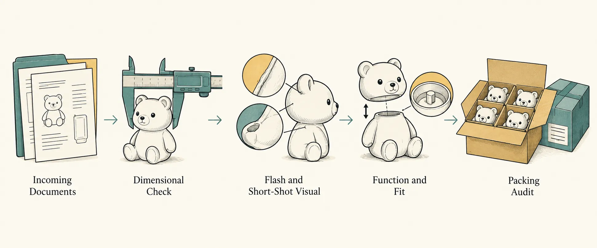Illustrative retail buying scene