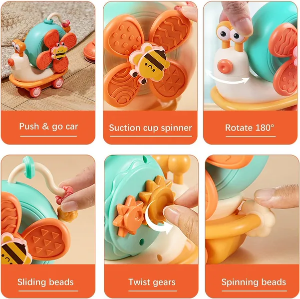 Suction-Base Spinner, Boxed Activity Toy - view 4