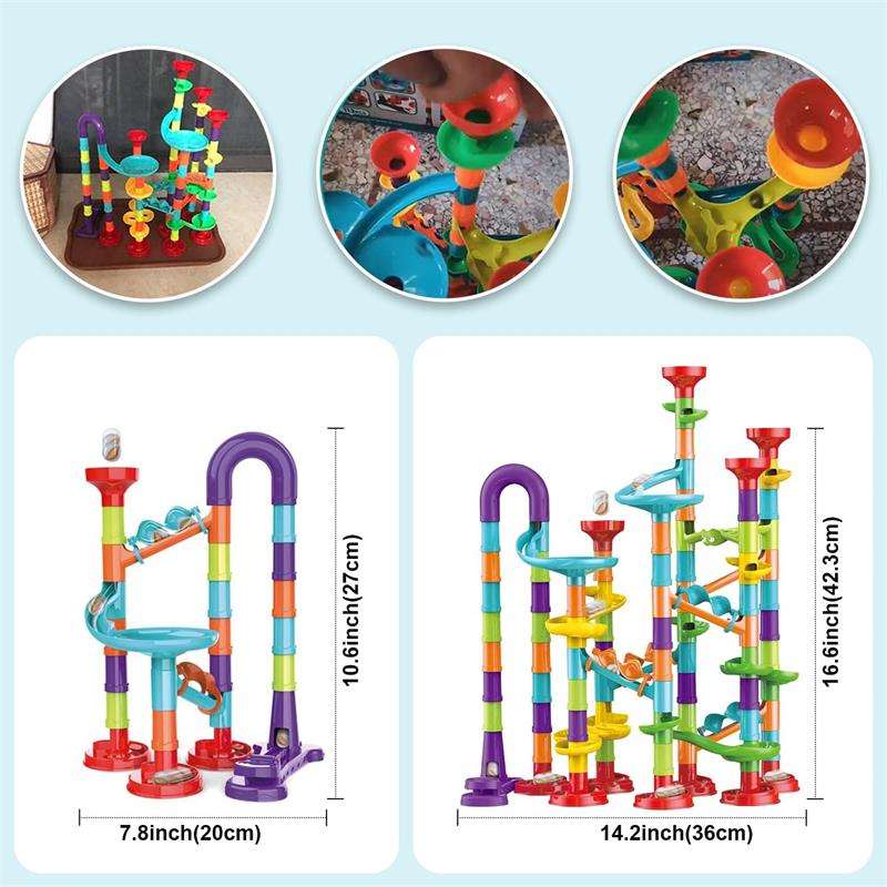 Marble-Run Construction Track, 113 Pieces - view 6