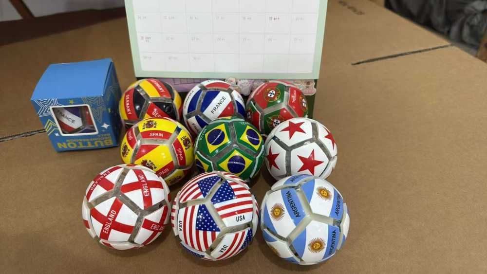 Soccer Button-Press Ball, Counter Display - view 3