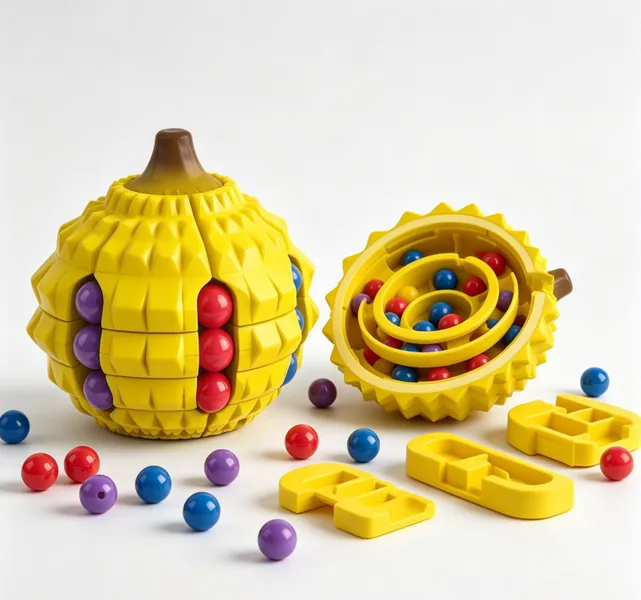 Durian Magic-Bean Rotating Puzzle