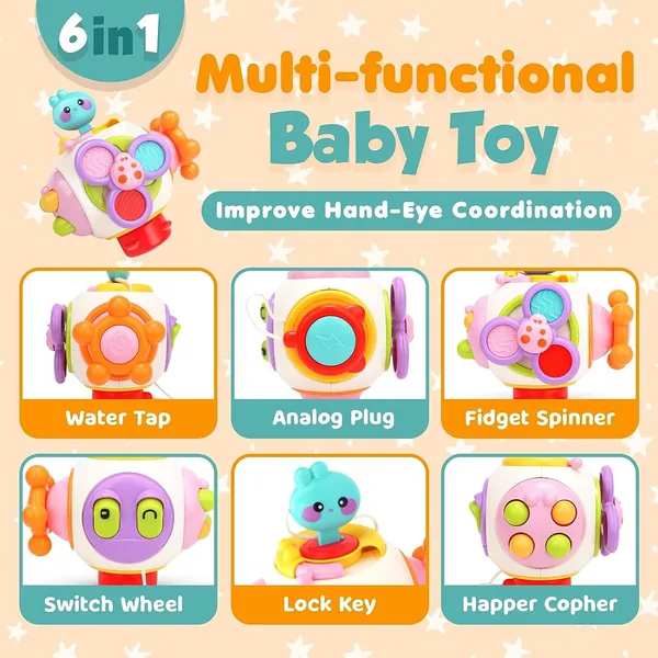 Multi-Activity Busy Cube, Color-Box Format - view 4
