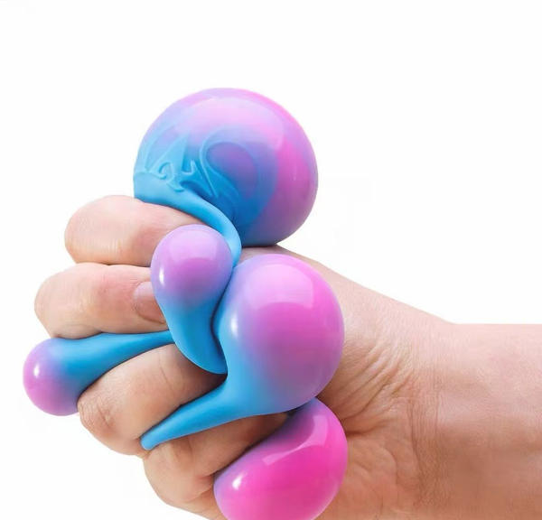 Flour-Filled Color Cube Squishy, 5 cm - view 3
