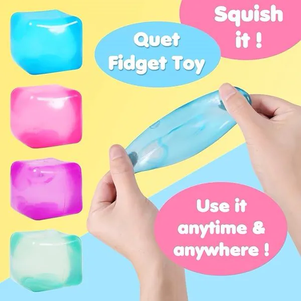 Slow-Rebound Ice Cube Squishy, 7.5 cm - view 3