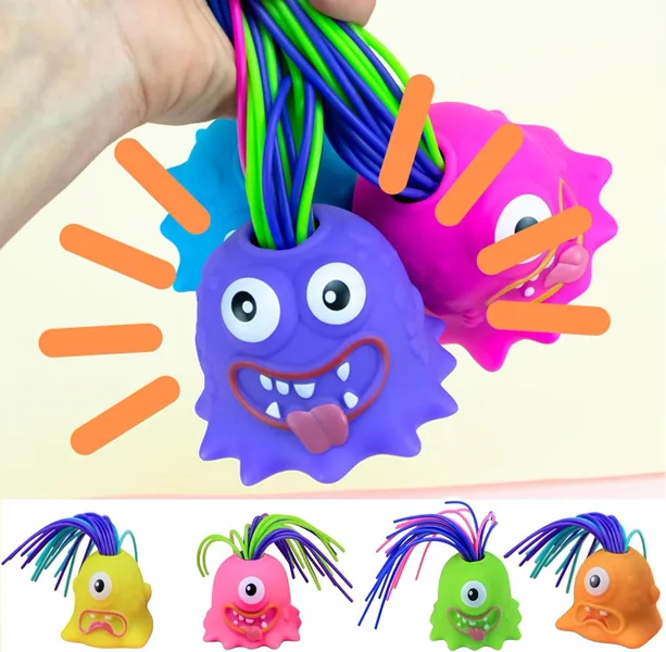 Halloween Hair-Pull Screaming Monster - view 9