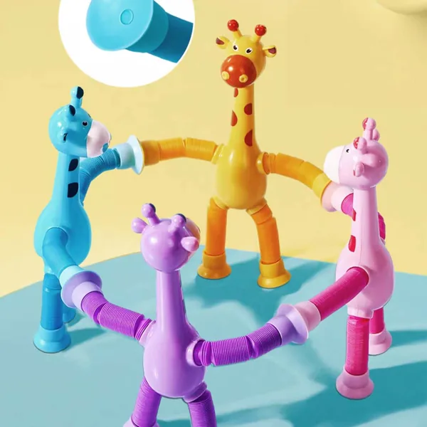 Stretch-Tube Giraffe with Suction Cups - view 4
