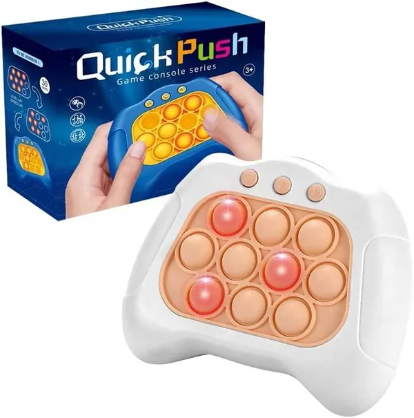Light-Up Push-Bubble Game, Boxed Handheld