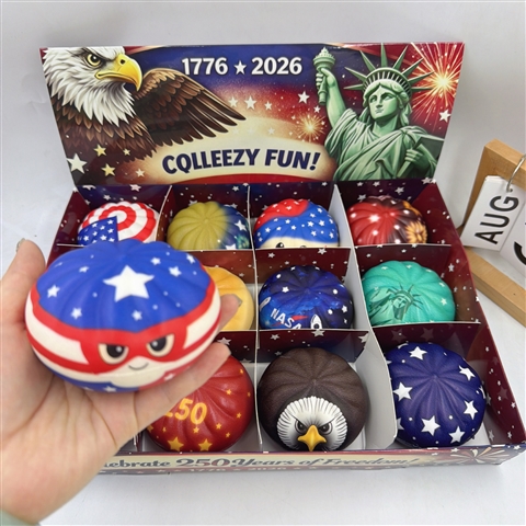 USA 250th Anniversary Baozi, Slow-Rise Foam