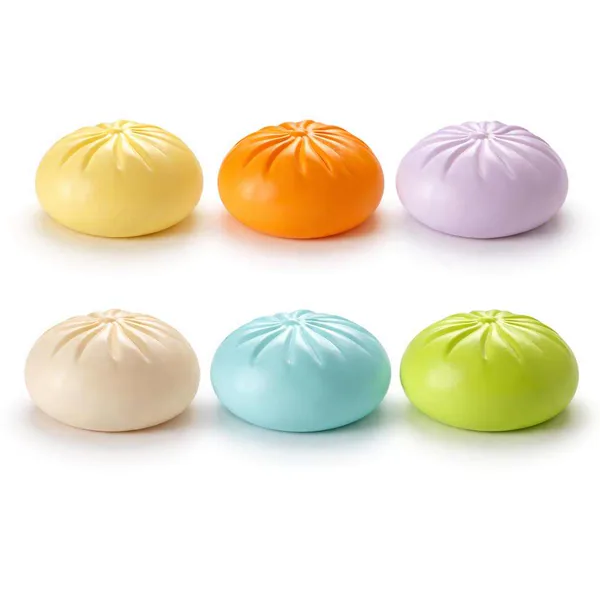 Silicone Dumpling Squeeze Toy, Steamer-Box Format - view 9