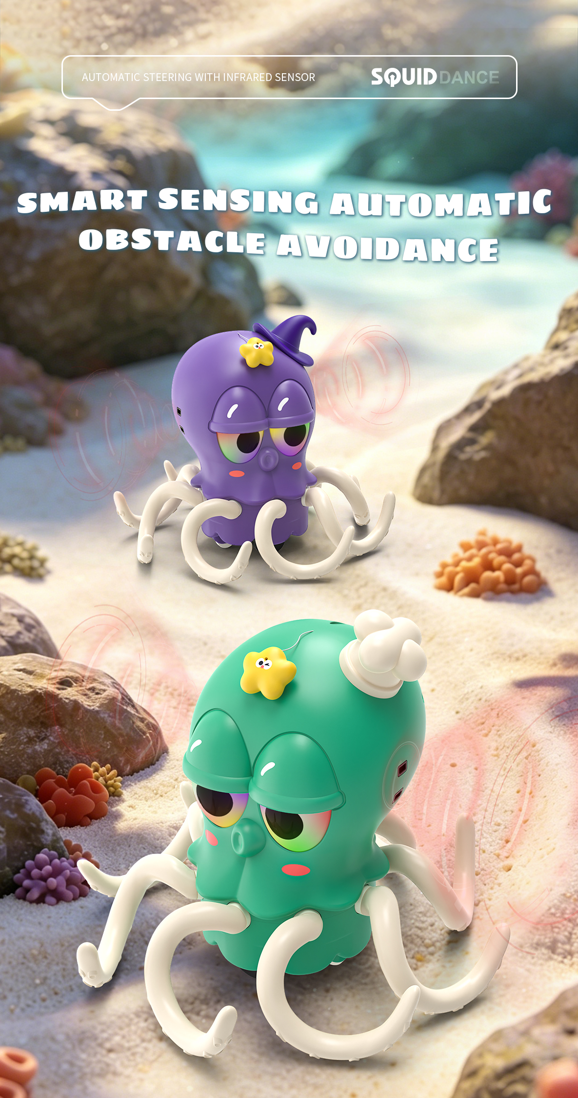 Electric Dancing Squid, Boxed Novelty Toy - view 3