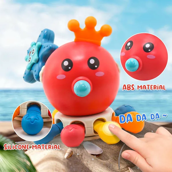 Octopus Pull-String Activity Toy - view 5