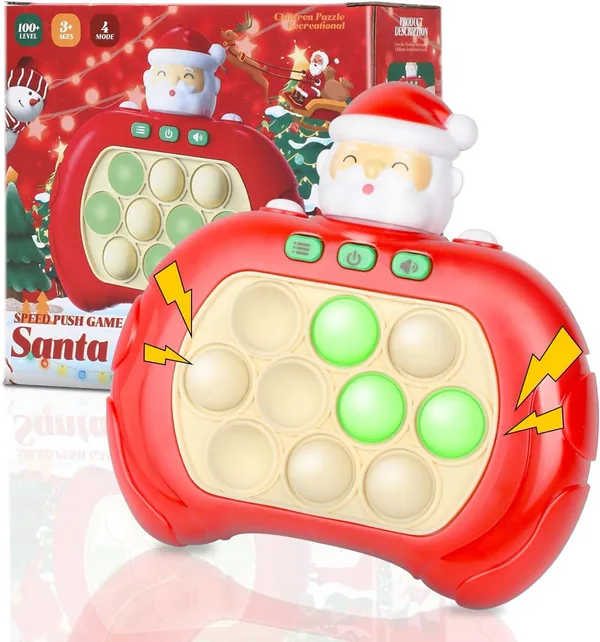 Quick-Push Bubble Game, Light-Up Handheld - view 2