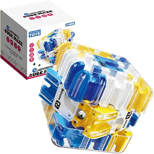 Large 3D Rolling-Ball Maze Cube - view 2