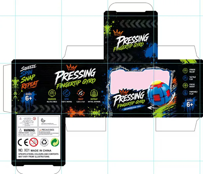 Rotating Fidget Ball, Display-Box Format - view 5
