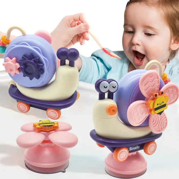Suction-Cup Activity Spinner, Color-Box Version