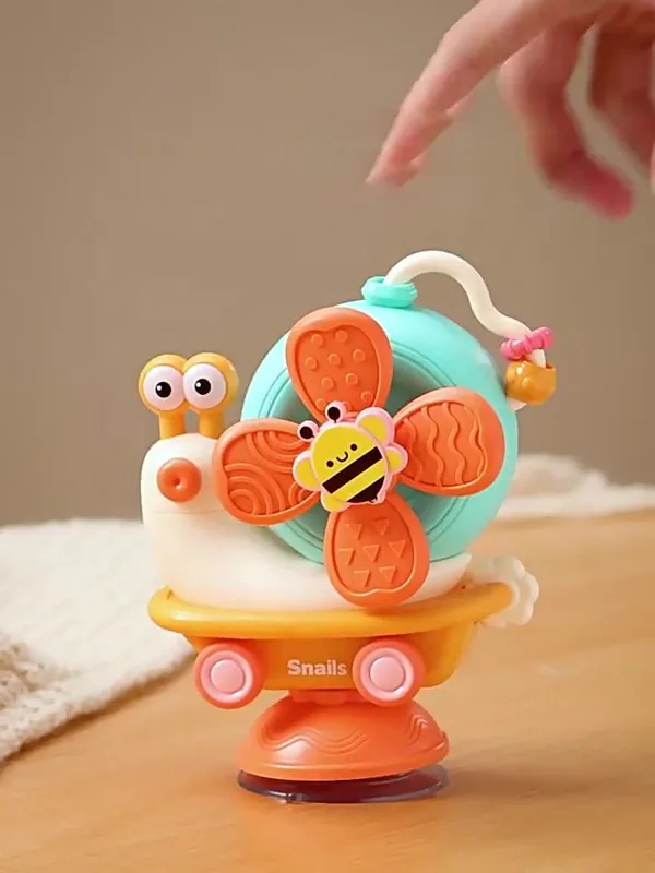 Suction-Cup Spinning Top, Bath-Play Format - view 2
