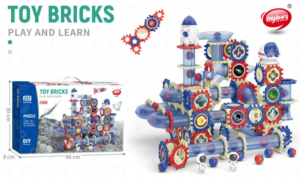 Space Marble-Run Construction Set - view 5