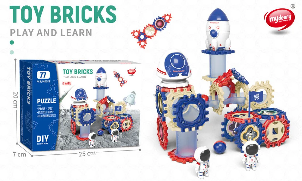 Space Marble-Run Construction Set - view 2