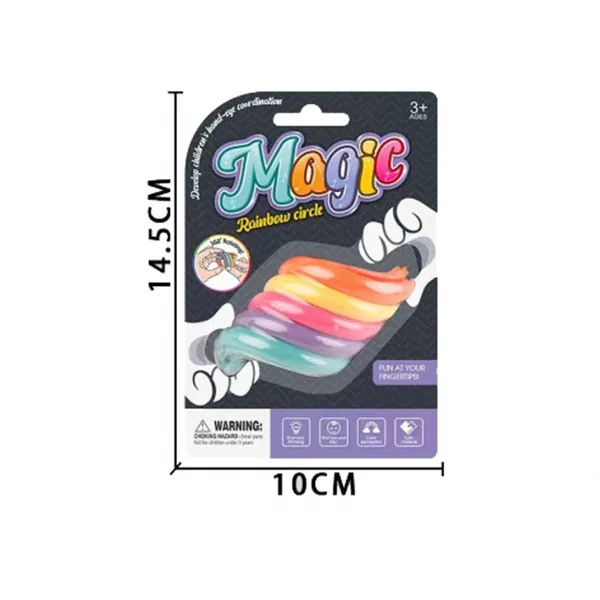 Rainbow Spinning Ring Fidget, 24-Piece Display - view 4