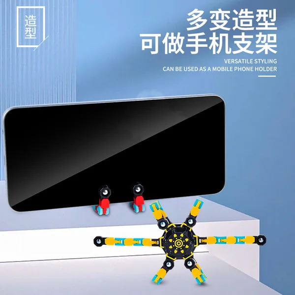 Transforming Mechanical Finger Spinner, Bagged Format - view 4