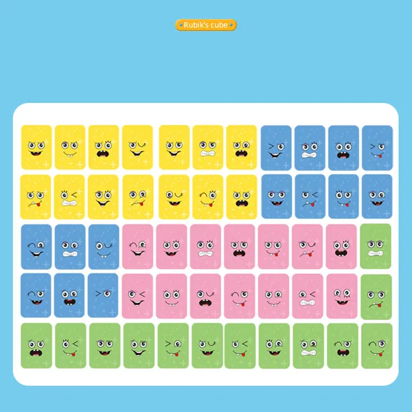 Expression-Matching Puzzle Blocks - view 5