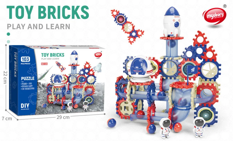 Space Marble-Run Construction Set - view 6