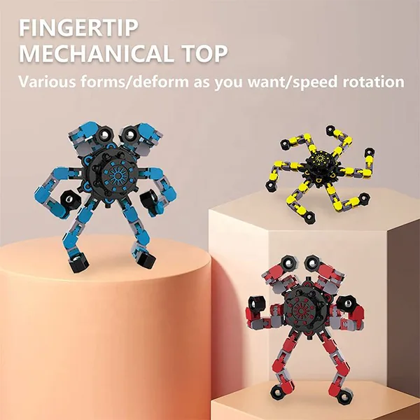 Transforming Robot Finger Spinner - view 4