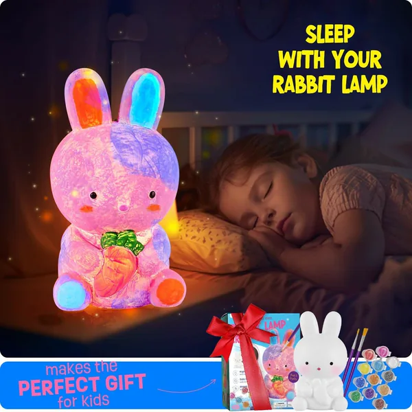 Paint-Your-Own Bunny Light Craft Kit - view 4