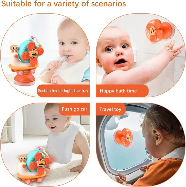 Suction-Base Spinner, Boxed Activity Toy - view 5