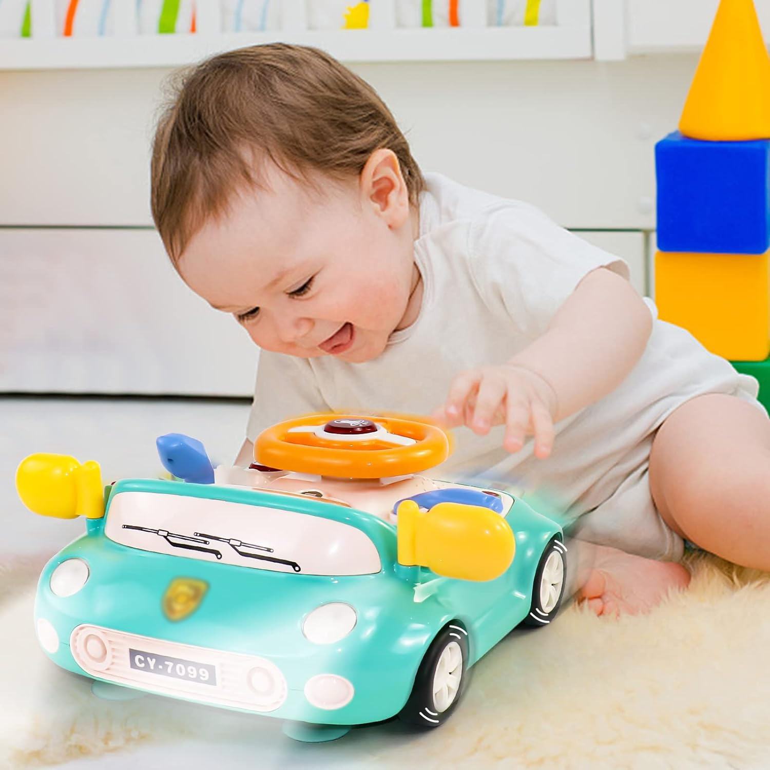 Musical Steering-Wheel Activity Toy