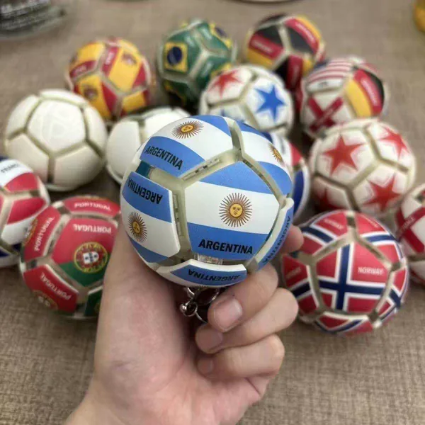 Football Button Fidget Ball, 7 cm Window-Box Format - view 2