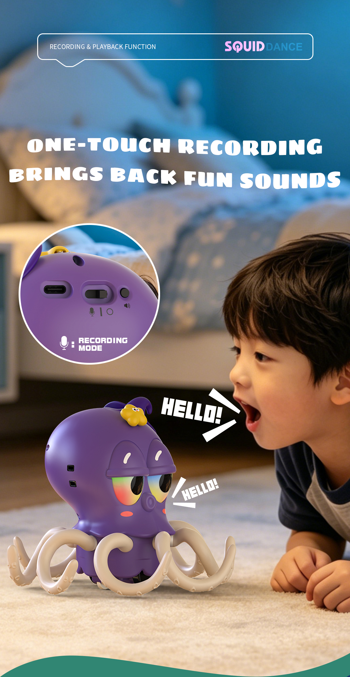 Electric Dancing Squid, Boxed Novelty Toy - view 4