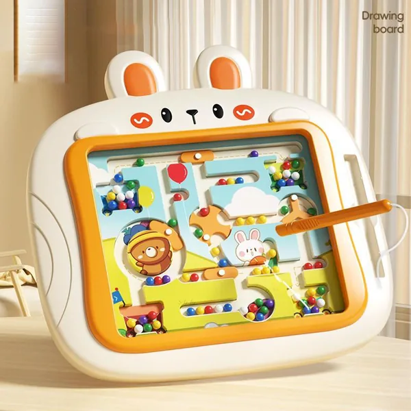 Rabbit Color-and-Number Magnetic Maze