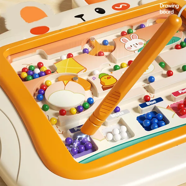 Rabbit Color-and-Number Magnetic Maze - view 6