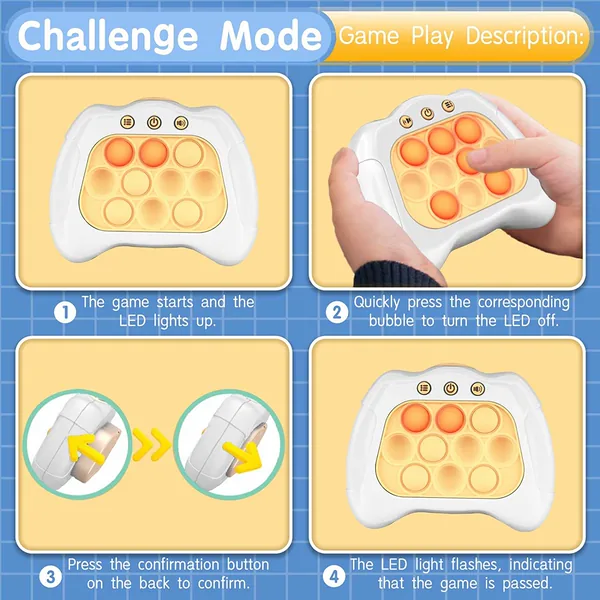 Light-Up Push-Bubble Game, Boxed Handheld - view 9