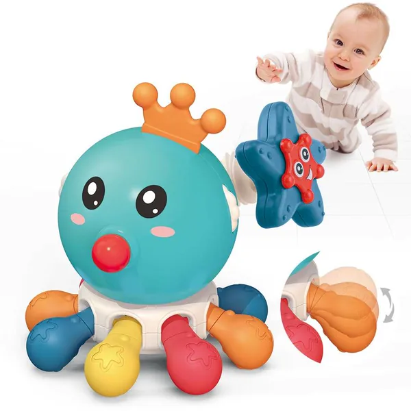 Octopus Pull-String Activity Toy