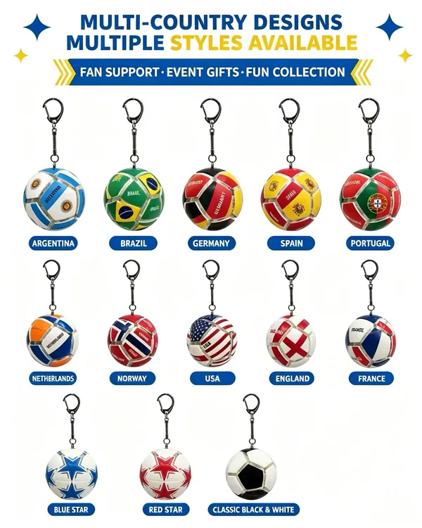 Football Button Fidget Ball, 7 cm Window-Box Format - view 5