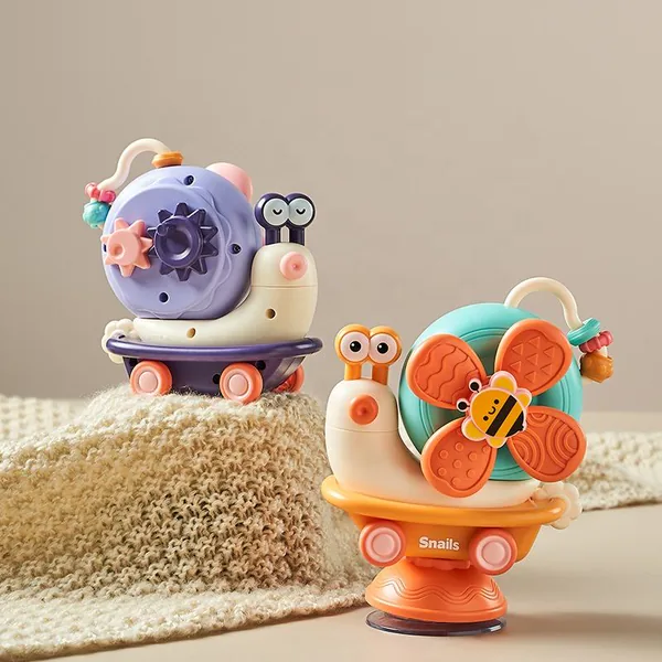 Suction-Cup Spinning Top, Bath-Play Format
