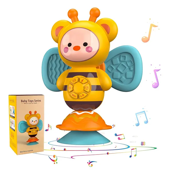 Musical Suction-Cup Spinner, Boxed Format