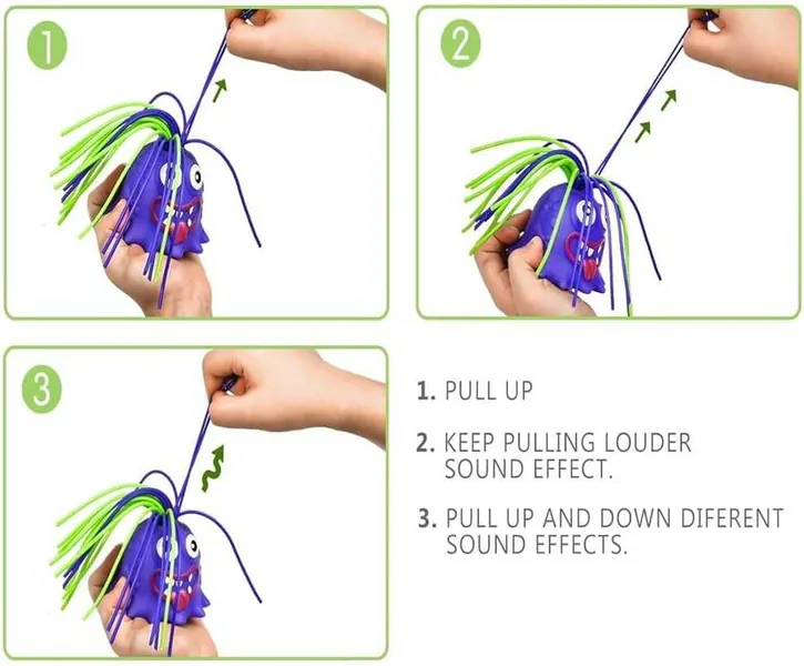 Halloween Hair-Pull Screaming Monster - view 6