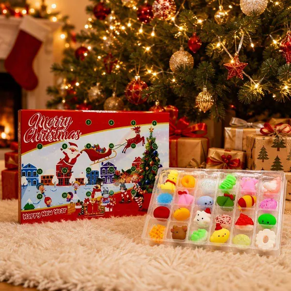 Mochi Squishy Advent Calendar, 24-Day Christmas Format - view 3