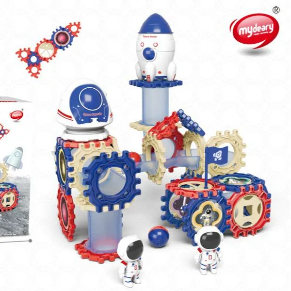 Space Marble-Run Construction Set