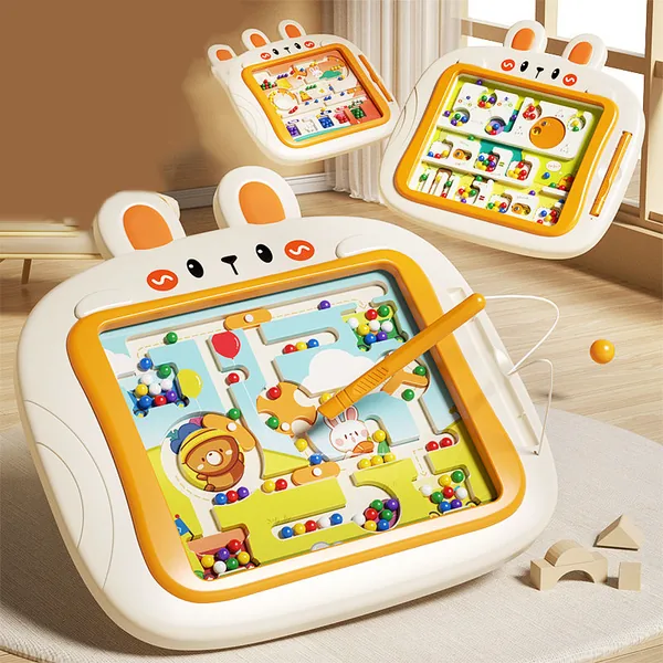 Rabbit Color-and-Number Magnetic Maze - view 4