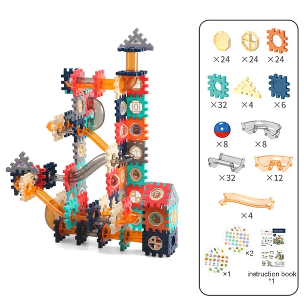 Marble-Race Construction Kit, 182 Pieces - view 6