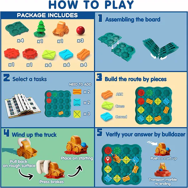 Road-Maze Building-Block Game Set - view 3