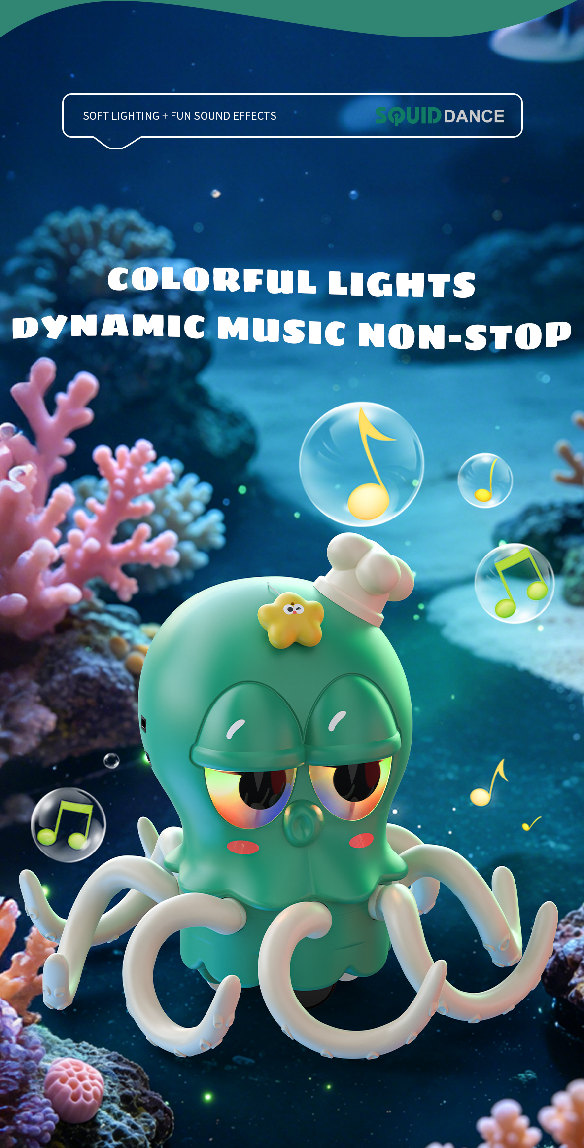 Electric Dancing Squid, Boxed Novelty Toy - view 5