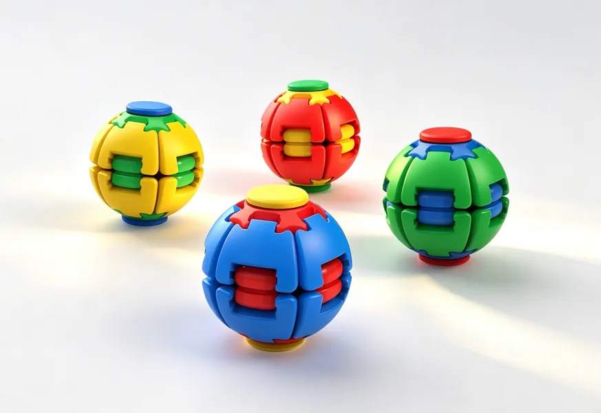 Rotating Fidget Ball, Individual OPP Bag