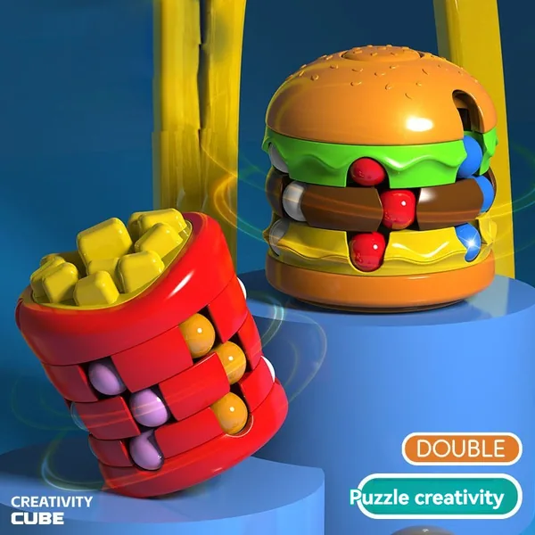 Magic-Bean Cube Spinner Puzzle - view 6