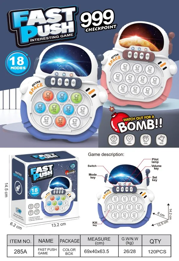 Astronaut Speed-Pop Handheld Game - view 5