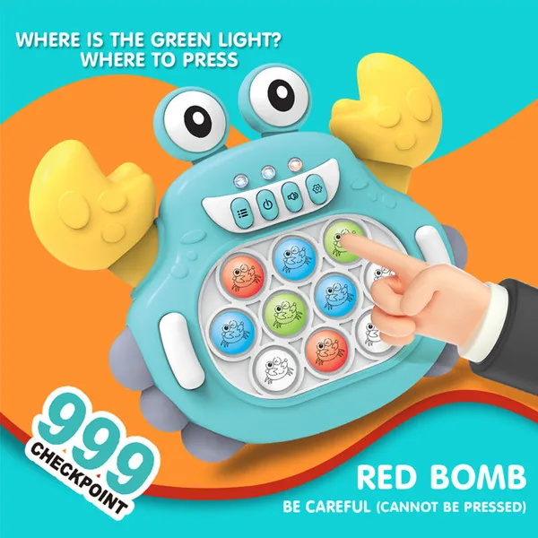 Speed-Push Light-Up Bubble Console